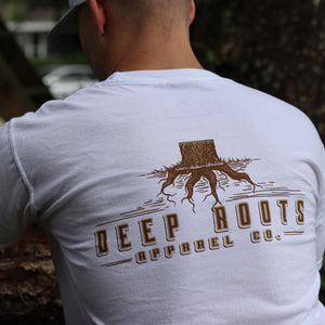 Short Sleeve Natural Logo Tee - White